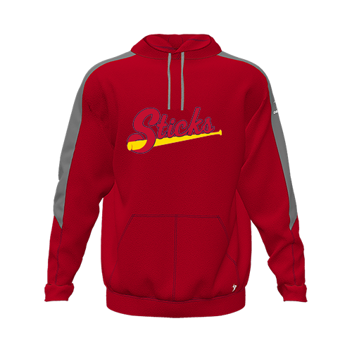 [CUS-DFW-HOOD-FLC-LSL-RED-YXS-LOGO2] Hoodie (Youth XS, Red, Logo 2)