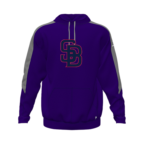 [CUS-DFW-HOOD-FLC-LSL-PUR-YXS-LOGO3] Hoodie (Youth XS, Purple, Logo 3)