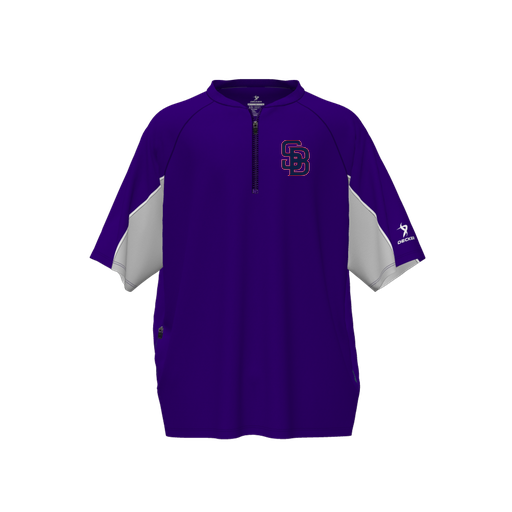 [CUS-DFW-WIND-PER-SSL-PUR-YS-LOGO3] Wind Jacket (Youth S, Purple, Logo 3)