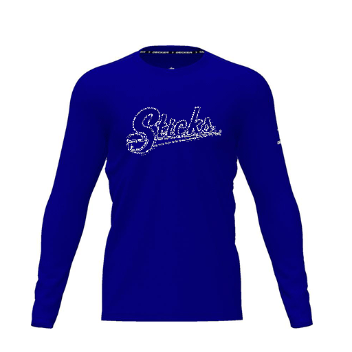 [FTLCDFRY-YXS-LOGO2] Dri Fit Performance T-Shirt (Youth XS, Royal, Logo 2, Long Sleeve)