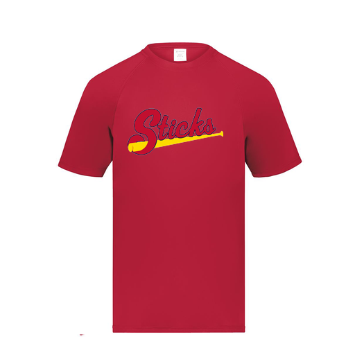 [2790.083.S-LOGO2] Men's Smooth Sport T-Shirt (Adult S, Red, Logo 2)