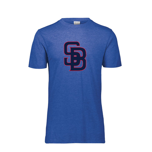 [FTSCUBNV-AS-LOGO3] Decker Men's Tri-Blend T-Shirt - Short Sleeve (Adult S, Navy, Logo 3)