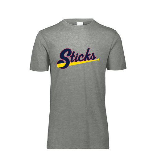 [FTSCUBGY-YS-LOGO1] Decker Youth Tri-Blend T-Shirt - Short Sleeve (Youth S, Gray, Logo 1)