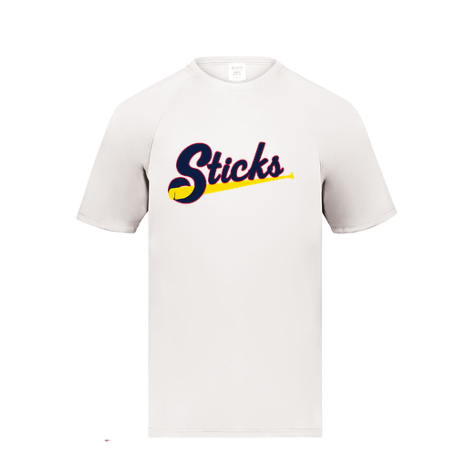 [2791.005.S-LOGO1] Youth Smooth Sport T-Shirt (Youth S, White, Logo 1)