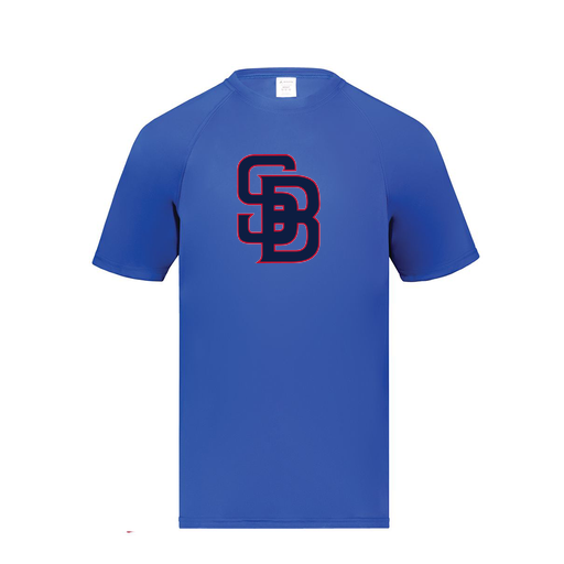 [2791.060.S-LOGO3] Youth Smooth Sport T-Shirt (Youth S, Royal, Logo 3)