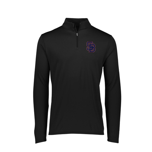 [FTLQFLBK-FAXS-LOGO3] Decker Women's Flex-Lite 1/4 Zip Shirt (Female Adult XS, Black, Logo 3)