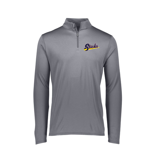 [FTLQFLGY-FAXS-LOGO1] Decker Women's Flex-Lite 1/4 Zip Shirt (Female Adult XS, Gray, Logo 1)