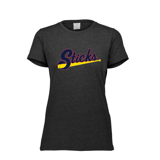 [FTSCUBBK-FAXS-LOGO1] Decker Women's Tri-Blend T-Shirt - Short Sleeve (Female Adult XS, Black, Logo 1)