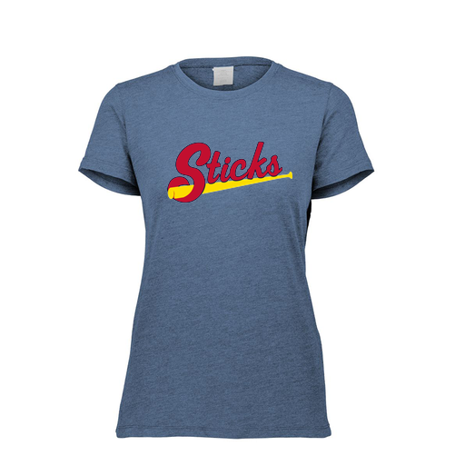 [FTSCUBNV-FAXS-LOGO2] Decker Women's Tri-Blend T-Shirt - Short Sleeve (Female Adult XS, Navy, Logo 2)