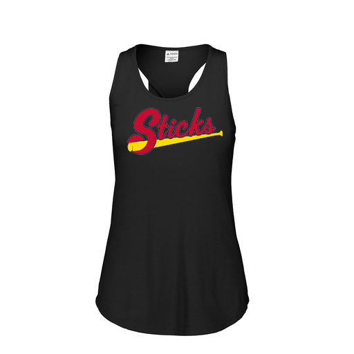 [3078.K94.S-LOGO2] Ladies Tri Blend Tank Top (Female Adult S, Black, Logo 2)