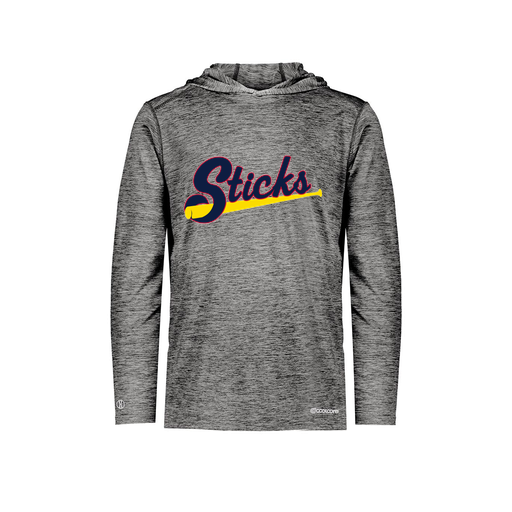 [FOLHCGBK-AS-LOGO1] Decker Men's Charge Hoodie (Adult S, Black, Logo 1)