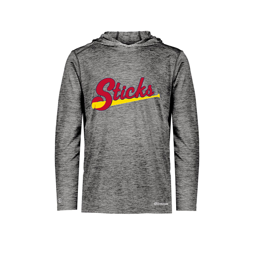 [FOLHCGBK-AS-LOGO2] Decker Men's Charge Hoodie (Adult S, Black, Logo 2)