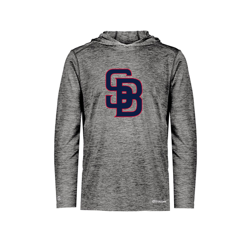 [FOLHCGBK-AS-LOGO3] Decker Men's Charge Hoodie (Adult S, Black, Logo 3)