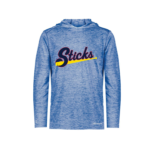 [FOLHCGRY-AS-LOGO1] Decker Men's Charge Hoodie (Adult S, Royal, Logo 1)