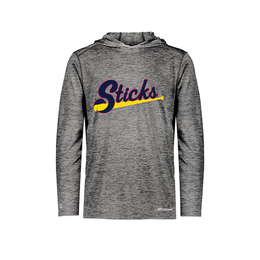 [FOLHCGBK-YS-LOGO1] Decker Youth Charge Hoodie (Youth S, Black, Logo 1)