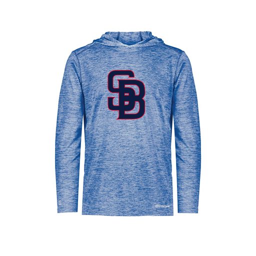 [FOLHCGRY-YS-LOGO3] Decker Youth Charge Hoodie (Youth S, Royal, Logo 3)