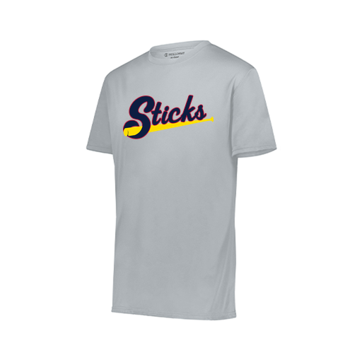 [222818.099.S-LOGO1] Men's Movement Dri Fit Shirt (Adult S, Silver, Logo 1)