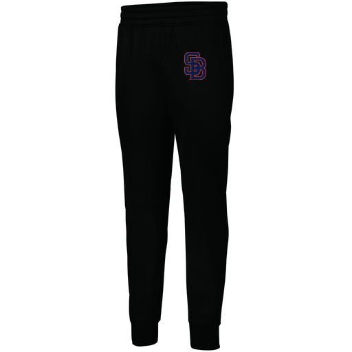[5566.080.XS-LOGO3] Men's PERFORMANCE FLEECE JOGGER (Adult XS, Black, Logo 3)