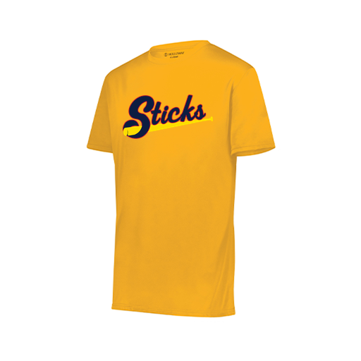 [222819.025.XXS-LOGO1] Youth Movement Dri Fit Shirt (Youth XXS, Athletic Gold, Logo 1)