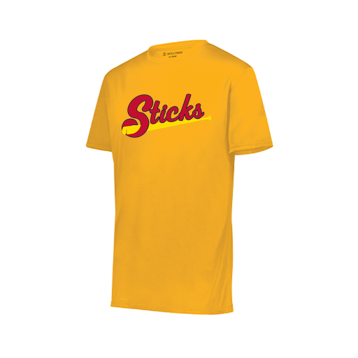 [222819.025.XXS-LOGO2] Youth Movement Dri Fit Shirt (Youth XXS, Athletic Gold, Logo 2)