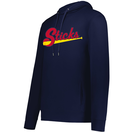 [222698.065.S-LOGO2] YOUTH VENTURA THIN KNIT HOODIE (Youth S, Navy, Logo 2)