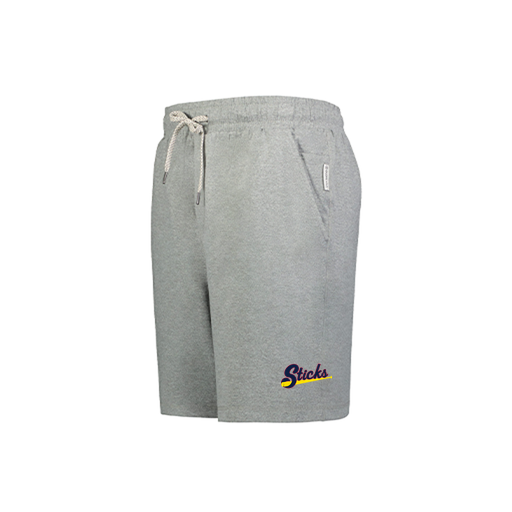 [223604.013.S-LOGO1] YOUTH Ventura Soft Knit SHORTS (Youth S, Silver, Logo 1)