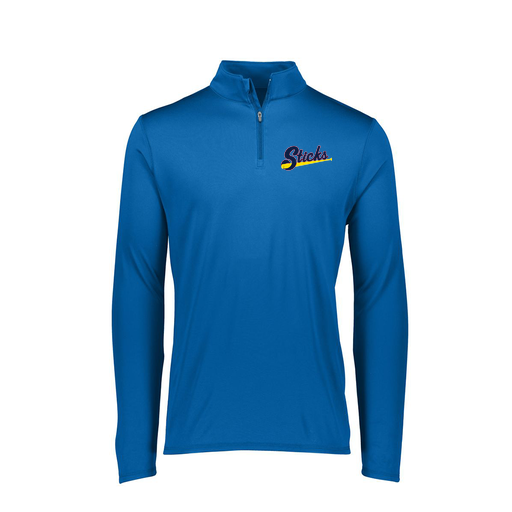 [2787.060.XS-LOGO4] Ladies Dri Fit 1/4 Zip Shirt (Female Adult XS, Royal, Logo 4)