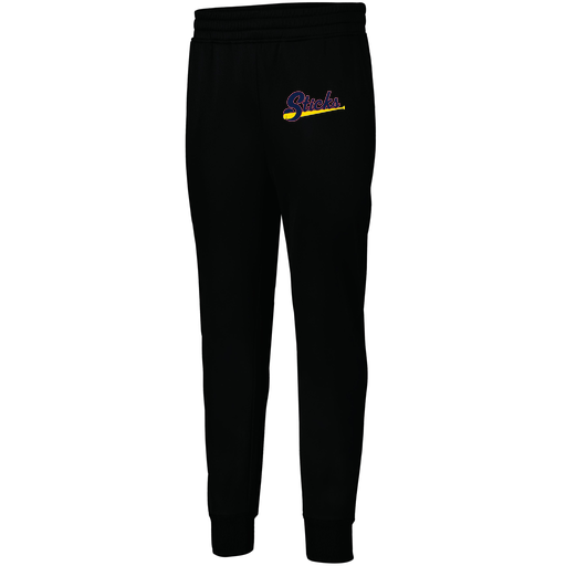 [5566.080.XS-LOGO4] Men's PERFORMANCE FLEECE JOGGER (Adult XS, Black, Logo 4)