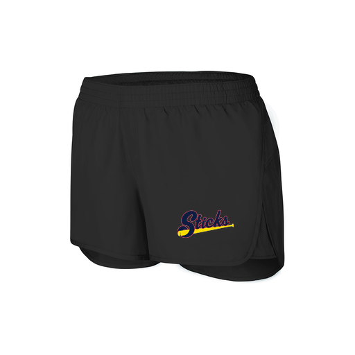 [2430.080.XS-LOGO4] Women's Performance Shorts (Female Adult XS, Black, Logo 4)